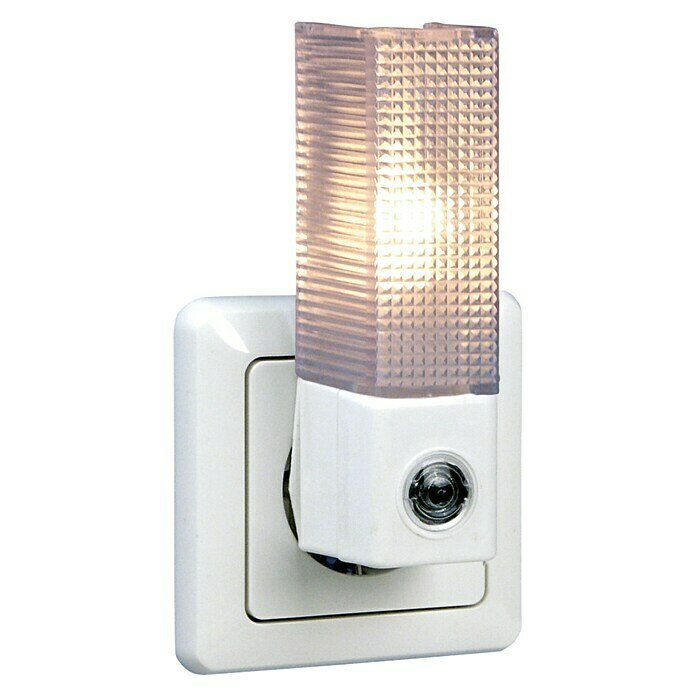 Noćno svjetlo sa senzorom (E14, Maks. 5 W, Bijele boje, 70 x 40 x 110 mm)