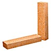 BHS Cataluña Ladrillo refractario Picholin R-40/H-9 (3 x 22 cm, Rojo)