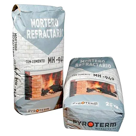Mortero refractario y resistente al fuego MH-940