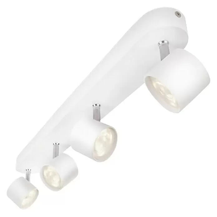Philips LED-Wandstrahler myLiving - 4,5 W, L x B x H: 56 x 6 x 8,2 cm, Weiß, Warmweiß