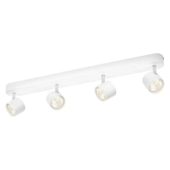 Philips LED-Wandstrahler myLiving - 4,5 W, L x B x H: 56 x 6 x 8,2 cm, Weiß, Warmweiß