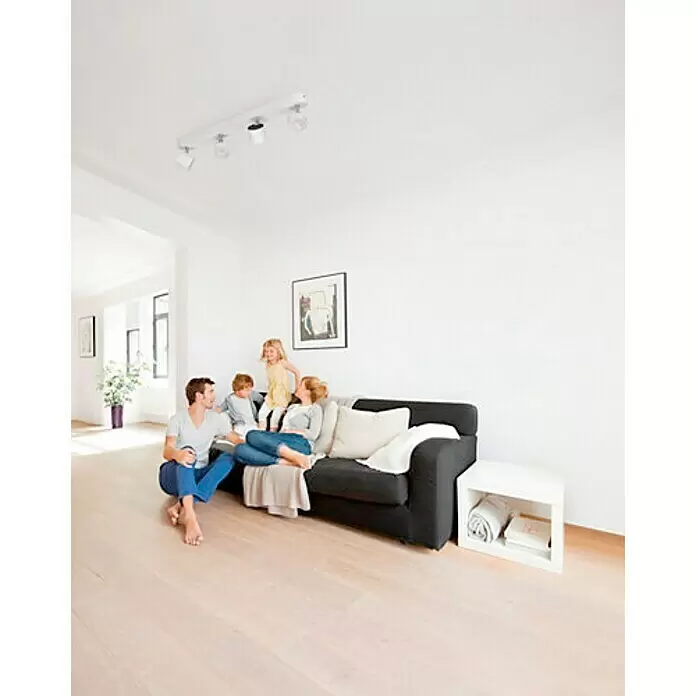 Philips LED-Wandstrahler myLiving - 4,5 W, L x B x H: 56 x 6 x 8,2 cm, Weiß, Warmweiß