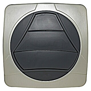 OptimAIRo Rejilla de ventilación automática R-150 F (Diámetro racor de empalme: 150 mm, Tapa antirretorno magnética, Bronce antracita)