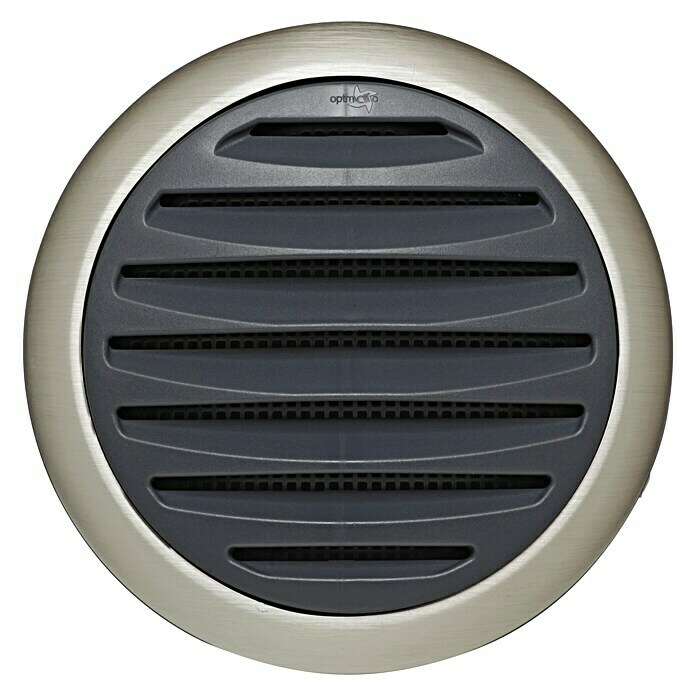 OptimAIRo Außengitter (Durchmesser Anschlussstutzen: 100 mm, Magnetische Rückstauklappe, Anthrazit/Bronze)