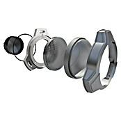 OptimAIRo Ablufthaube (Durchmesser Anschlussstutzen: 125 mm, Magnetische Rückstauklappe, Anthrazit/Bronze)