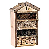 Dobar Insektenhotel (29 x 14 x 43 cm, Holz, Mit Schilfdach)