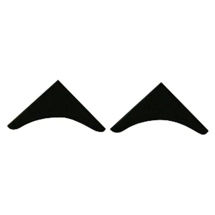 Maderas Daganzo Capuchón protector Negro - Aluminio, Negro, 2 ud. - Insignias de rango de galón negro para uniformes, ideales para ropa militar o de seguridad, aseguran una apariencia profesional.