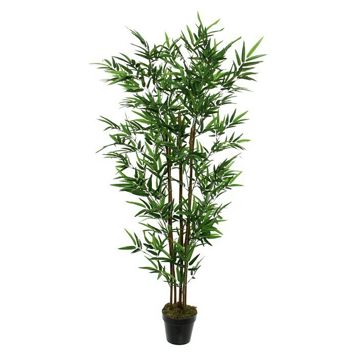 Planta artificial Bambu (155 cm, Verde, Plástico)