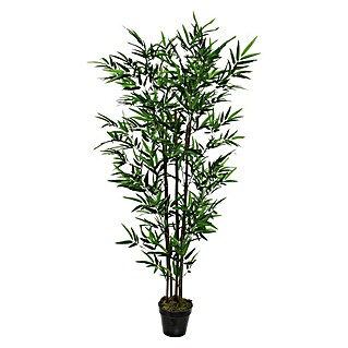 Planta artificial Bambú verde (Ø x Al: 90 x 155 cm, Verde, Plástico)
