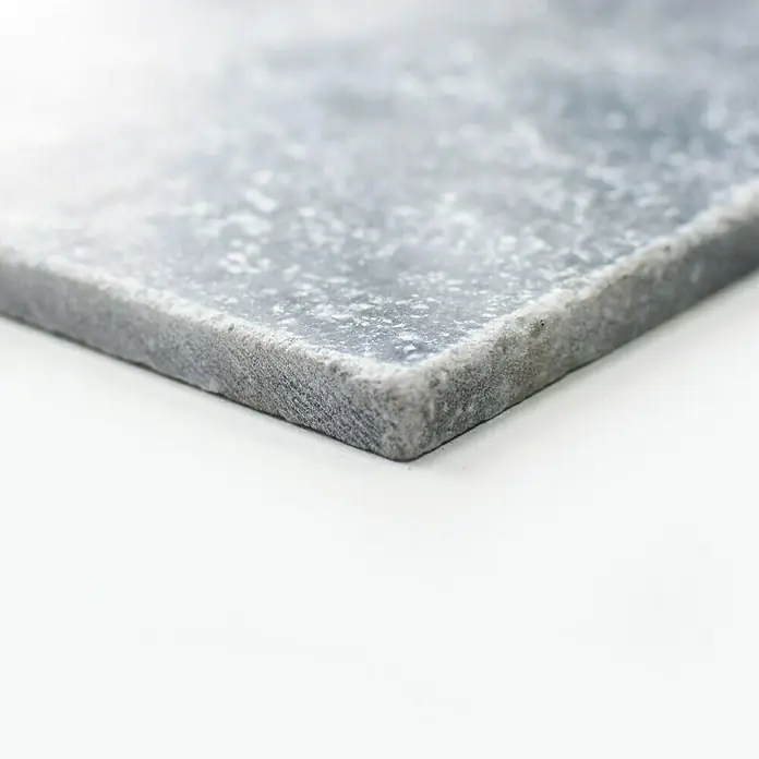 Antikmarmorfliese Bardiglio Marble Römischer Verband - 6 Stk., Anthrazit, Matt - Detailaufnahme