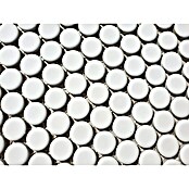 Mozaik pločica Knopf Uni 110N  (30,5 x 32 cm, Bijele boje, Mat) | BAUHAUS
