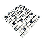 Mozaïektegel vierkant Classic TD 180N (30,5 x 30,5 cm, Wit/Zwart, Glanzend) | BAUHAUS