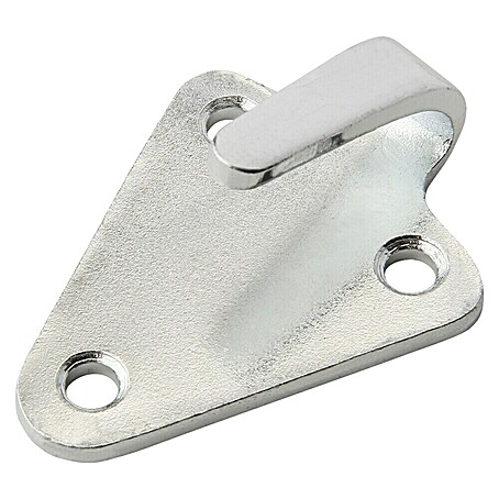 Conacord Placa con gancho (L x An: 50 x 40 mm, Zincado)