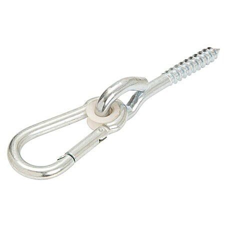Conacord Gancho de anclaje 534655 (L x An: 180 x 49 mm, Carga soportada: 175 kg, Zincado)