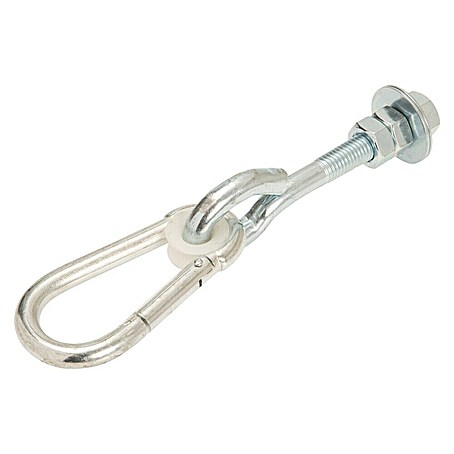 Conacord Gancho de anclaje 534662 (L x An: 180 x 49 mm, Carga soportada: 175 kg, Zincado, Diámetro: 12 mm)