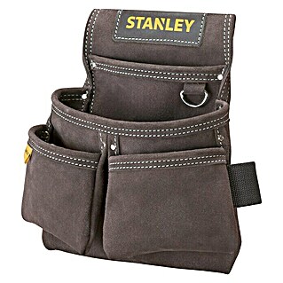 Stanley Cinturón portaherramientas STST1-80116 (2 bolsillos de tamaño mediano, Piel de búfalo)