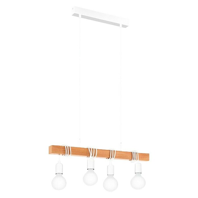 Eglo Townshend Lámpara colgante (240 W, L x An x Al: 70 x 10,5 x 110 cm, Blanco, E27) | BAUHAUS