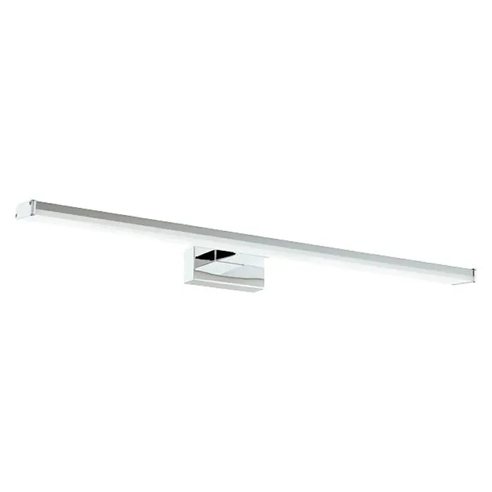Eglo LED-Spiegelleuchte - L x B x H: 60 x 12 x 4 cm, Weiß, Silber, Chrom, Neutralweiß - Moderne, chromfarbene LED-Wandleuchte für Badezimmer, die ein elegantes und helles Ambiente erzeugt und perfekt für Spiegelbeleuchtung geeignet ist.