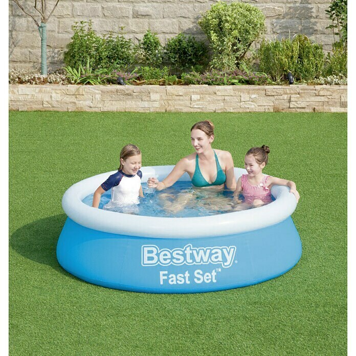 Bestway Pool-Set Fast Set (Durchmesser: 183 cm, Höhe: 51 cm, 940 l)