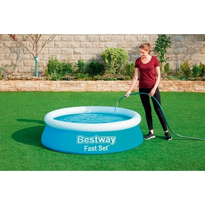 Bestway Pool-Set Fast Set (Durchmesser: 183 cm, Höhe: 51 cm, 940 l)