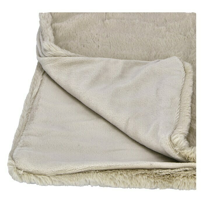 Decke HappyBeige, 200 x 150 cm, 100 % Polyester Unknown