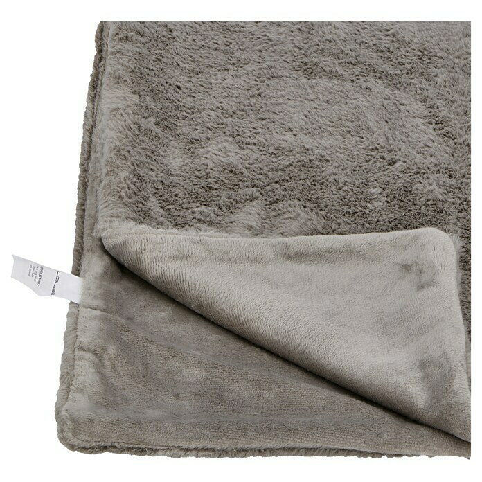 Decke Happy (Taupe, 200 x 150 cm, 100 % Polyester)