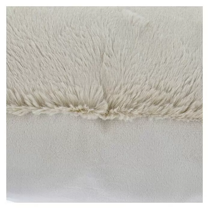Kissen Happy - Beige, 48 x 48 cm, 100 % Polyester
