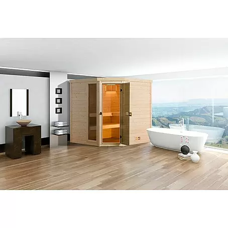 Finnwood  Massivholzsauna Bjoern Trend 2