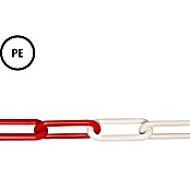 Stabilit Absperrkette Meterware (6 mm, Kunststoff, Rot/Weiß)