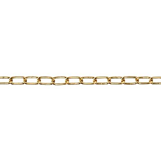 Stabilit Cadena de eslabones alargados a metros (Diámetro: 2 mm, Oro)