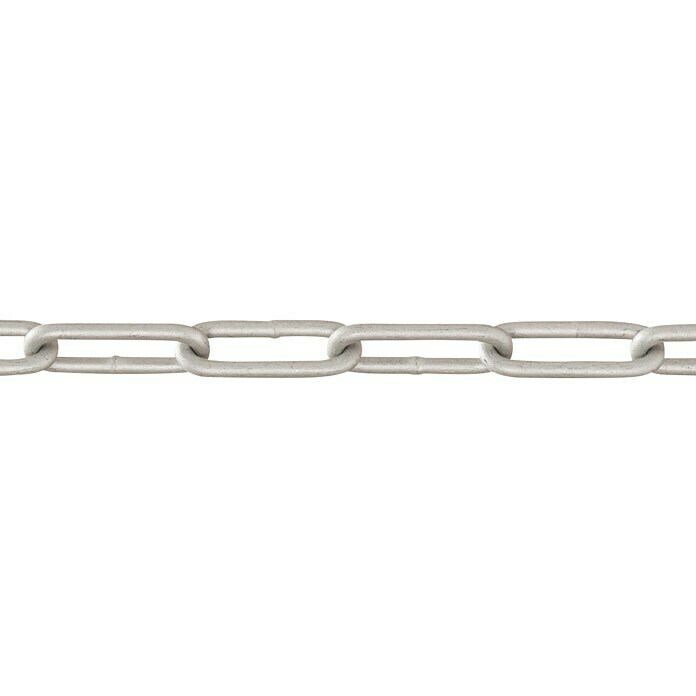 Stabilit Rundstahlkette Meterware (4 mm, Stahl, Feuerverzinkt, C-Form)