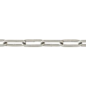 Stabilit Rundstahlkette Meterware (4 mm, Stahl, Feuerverzinkt, C-Form)
