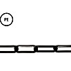 Stabilit Absperrkette Meterware (6 mm, Kunststoff, Schwarz)
