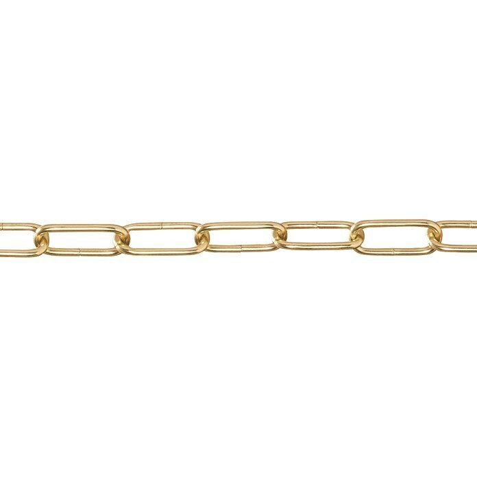 Stabilit Ringkette MeterwareDurchmesser: 3 mm, Gold Front View