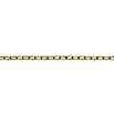 Stabilit Uhrkette Meterware (0,8 mm, Stahl, Vermessingt)