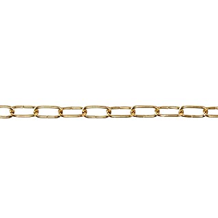 Ukrasni lanac u metraži (Promjer: 2,2 mm, Čelik, Zlatne boje)