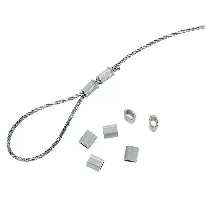 Stabilit Seilpressklemme - Für Seildurchmesser: 3 mm, Aluminium, 10 Stk. - Anwendungsbeispiel