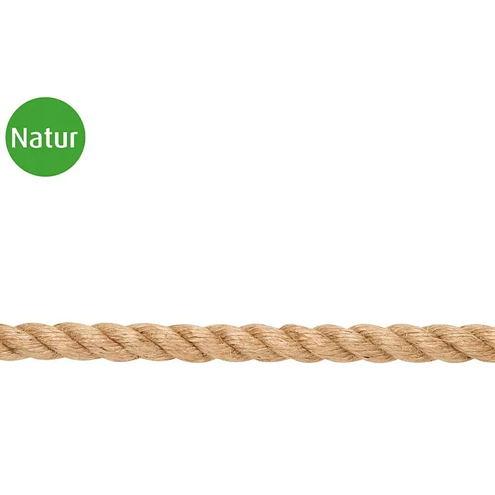 Stabilit Cuerda por metros - Diámetro: 10 mm, Color cáñamo - Cuerda natural hecha de material robusto. Ideal para decoraciones y manualidades en interiores y exteriores.