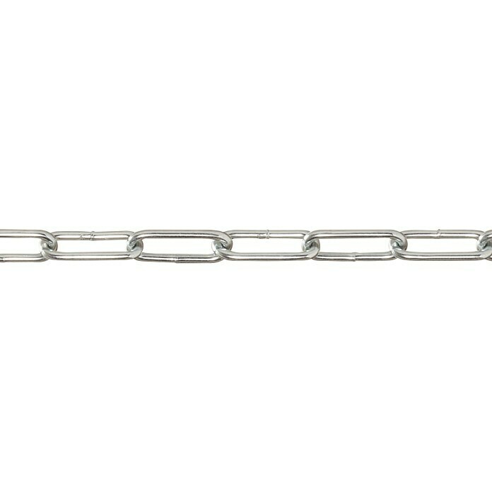 Stabilit Cadena de acero redondo a metros (3 mm, Acero, Zincado, Forma de C)