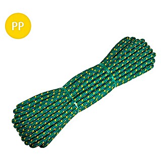 Stabilit PP-touw (Ø x l: 10 mm x 15 m, Zwart/Wit)