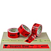 PackMann linio verda® Packband (Vorsicht Glas, L x B: 50 m x 50 mm)