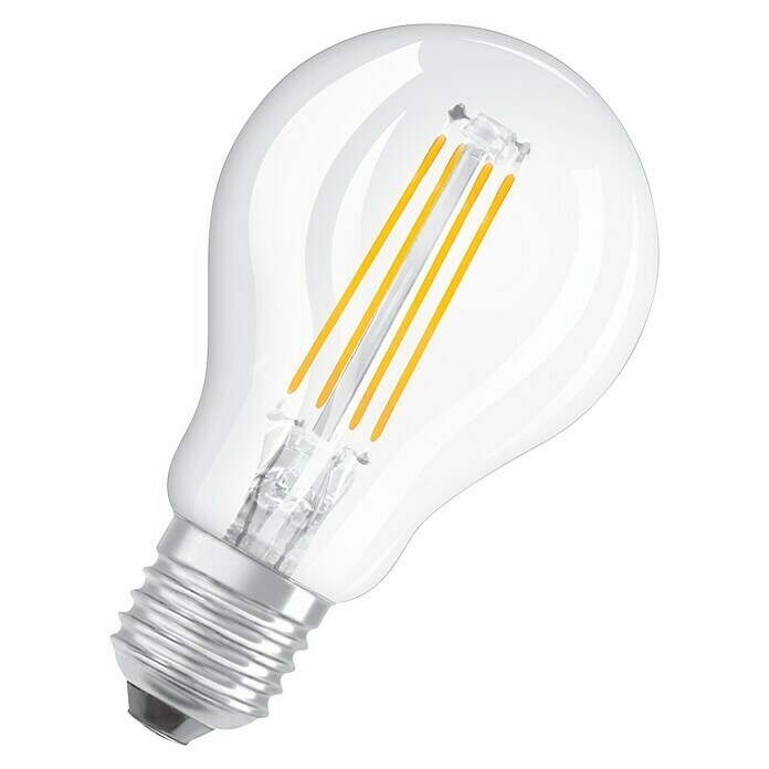 Osram Retrofit Bombilla LED (5 W, Color de luz: Blanco cálido, Intensidad regulable, Forma de pera)