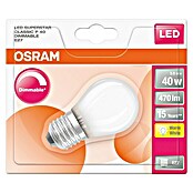 Osram Retrofit Bombilla LED (4,5 W, Color de luz: Blanco cálido, No regulable, Redondeada)