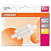 Osram Star LED-Leuchtmittel (7 W, Lichtfarbe: Warmweiß, Nicht Dimmbar, Röhrenform)