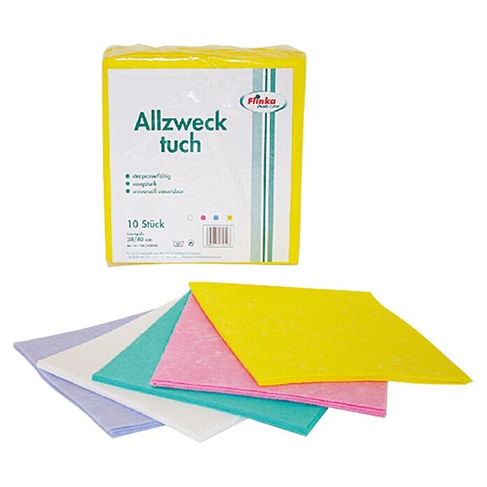 Flinka Profi-Line Multivezeldoek Traditioneel (10 stk., Bont, 38 x 40 cm)