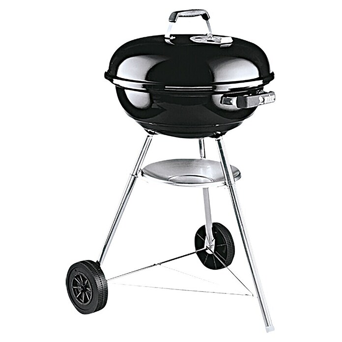 Weber Okrogli žar Compact  (Premer površine za peko: 47 cm, Črne barve) | 8312 - Holzkohlegrill Marke | ICGA - Grillgeräte | ICG - Grillgeräte / Grillzubehör | IC - Freizeit im Garten | I - Stadtgarten | BAUHAUS