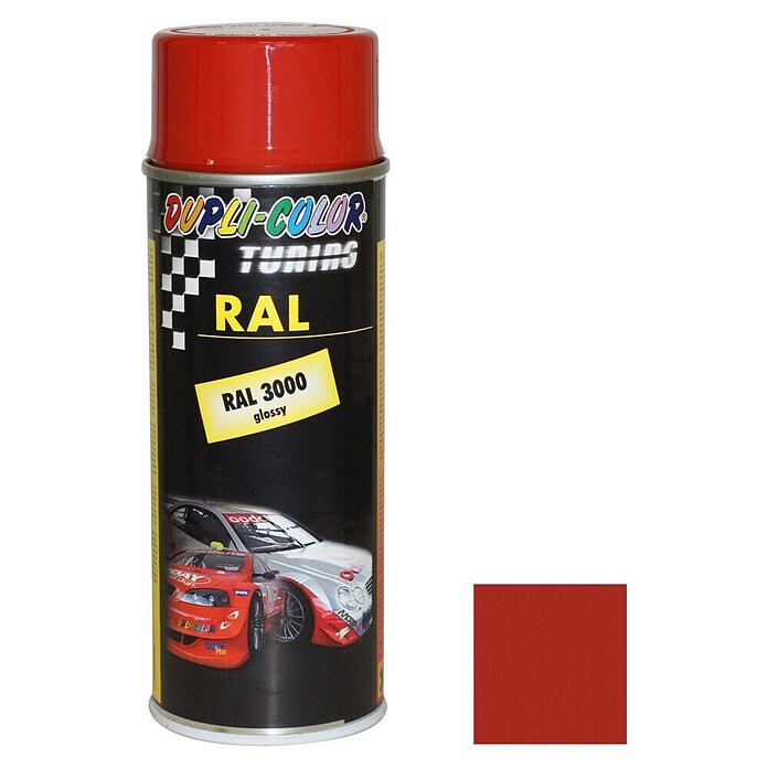 Dupli-Color Tuning Lakspray RAL 3000 (Vuurrood, Glanzend, 400 ml)