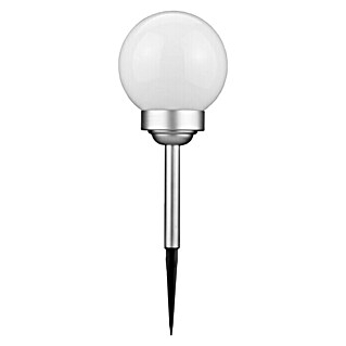 BAUHAUS Bolvormige solarlamp (Grondpen, Diameter: 30 cm, Hoogte: 730 mm, 8 u)