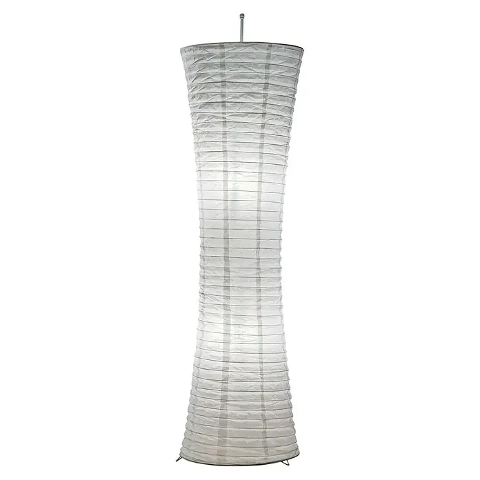 Tween Light Stehleuchte Quintana - Höhe: 127 cm - Elegante Stehleuchte mit schmalem, zylindrischem Lampenschirm aus Papier, der ein sanftes, diffuses Licht spendet und für eine entspannte Atmosphäre sorgt.
