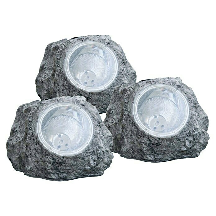 BAUHAUS Piedra solar Rock (3 piezas, 6 h)